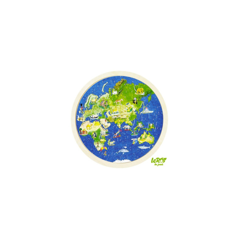 Puzzle Globe Terrestre Double face