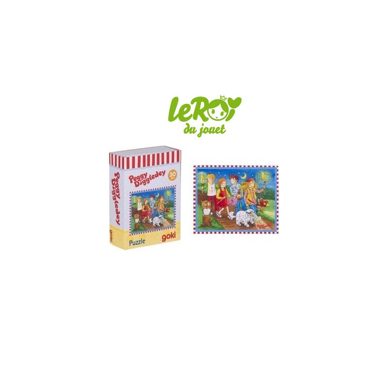 Mini puzzle Peggy Diggledey Peggy Diggledey - Promenade dans la nuit avec les copains